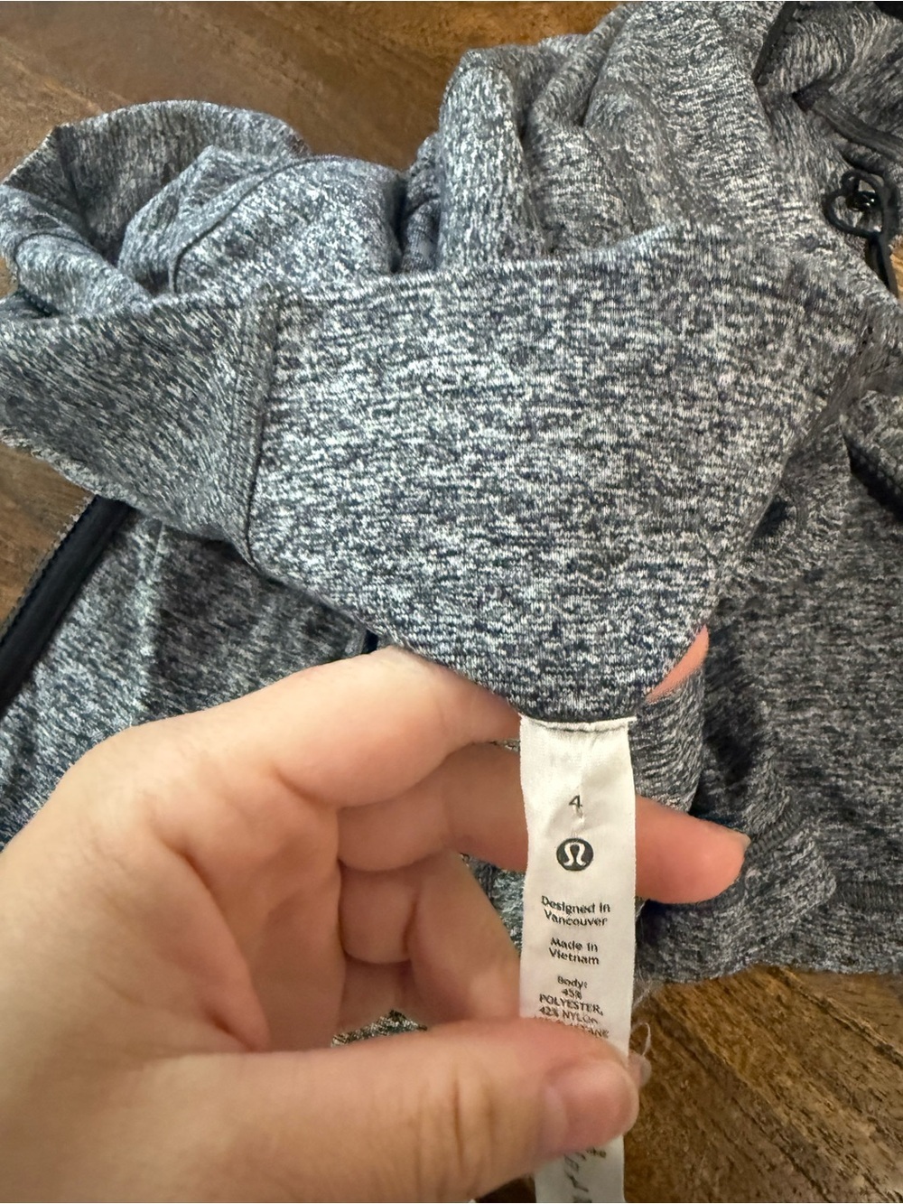 Lululemon Define Jacket Heathered Black - Picture 7 of 7
